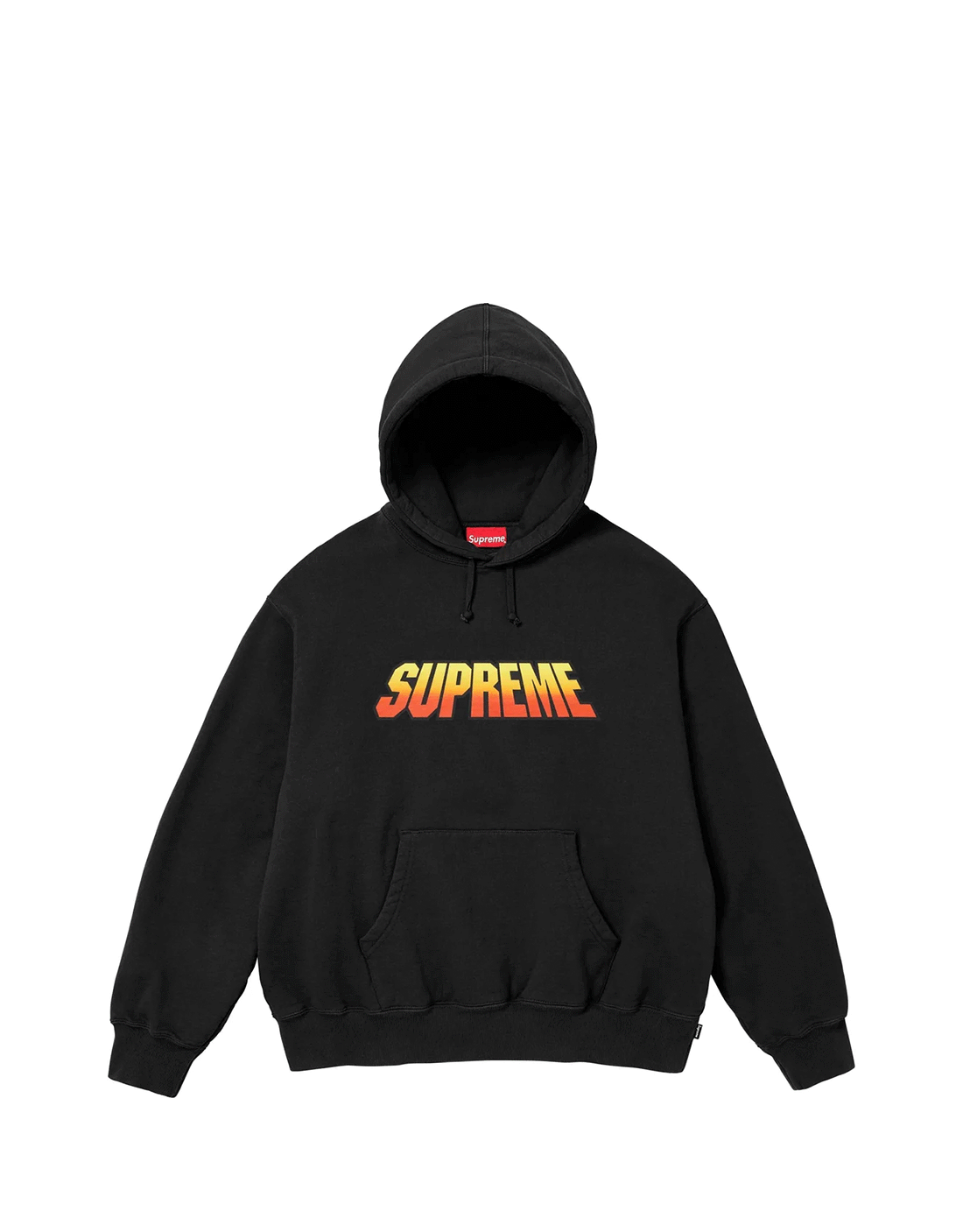 Hoodie Supreme gradient 24SS black