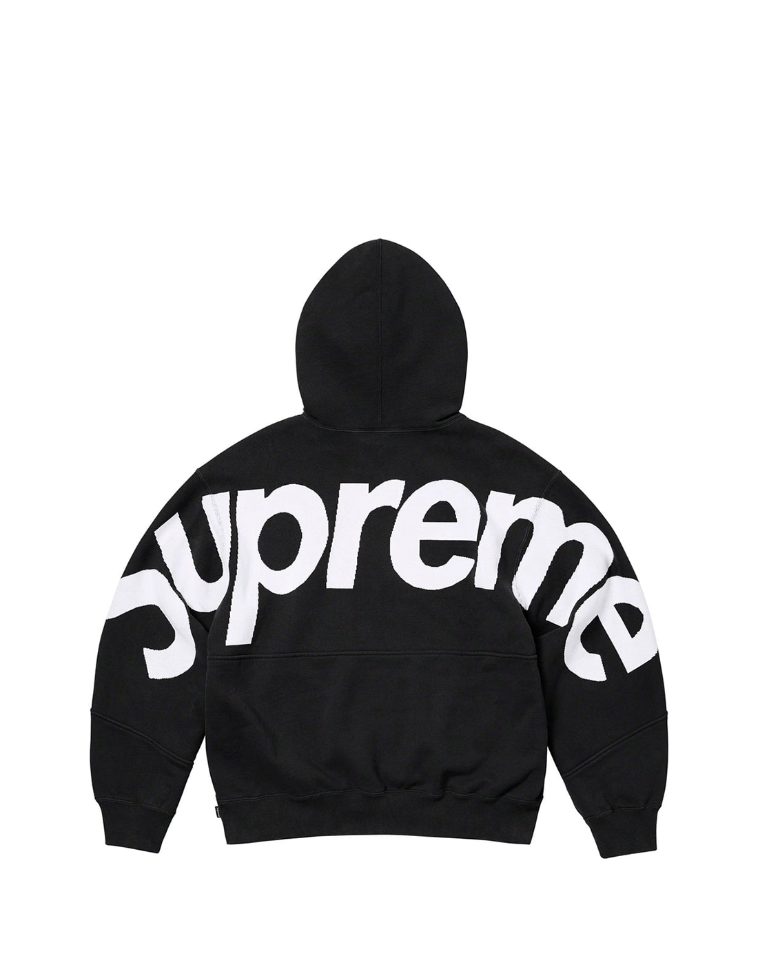 Hoodie Supreme "Big logo" jacquard black