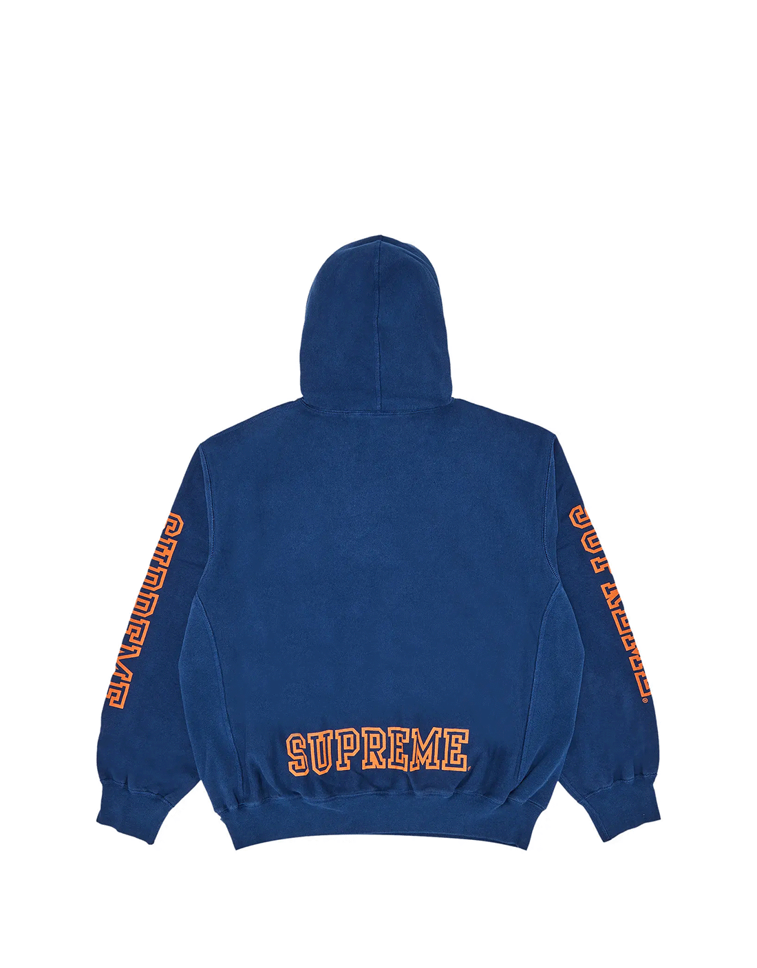 Hoodie supreme collegiate sleeve blue