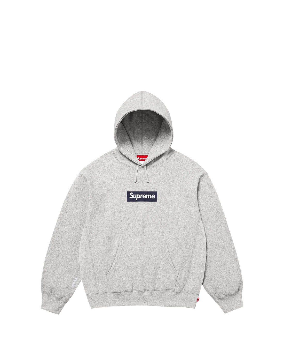 Hoodie Supreme box logo Heather grey
