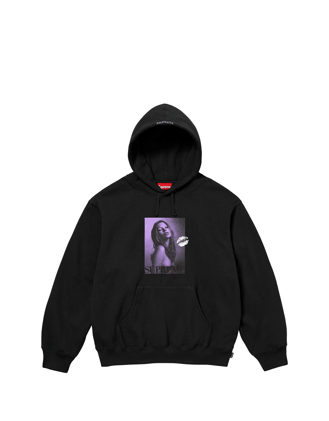 Hoodie supreme kate moss black FW24
