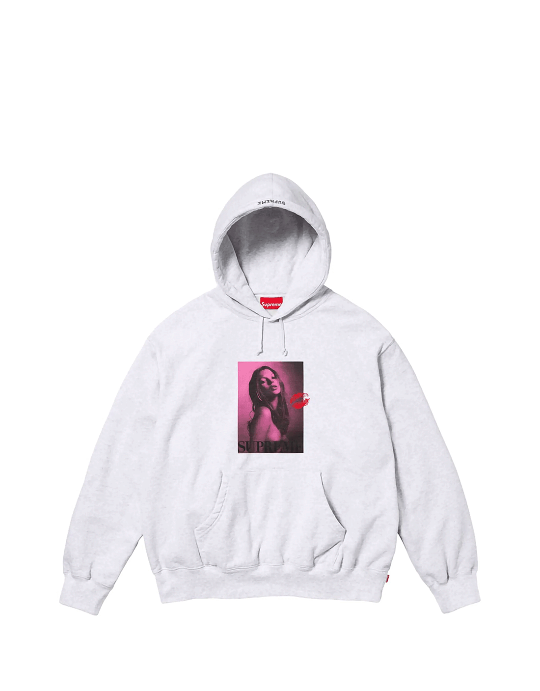 Hoodie supreme kate moss grey FW24