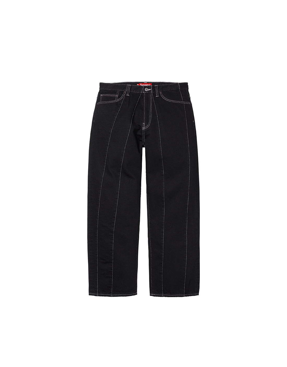 JEAN SUPREME PANELED STRIPE BAGGY