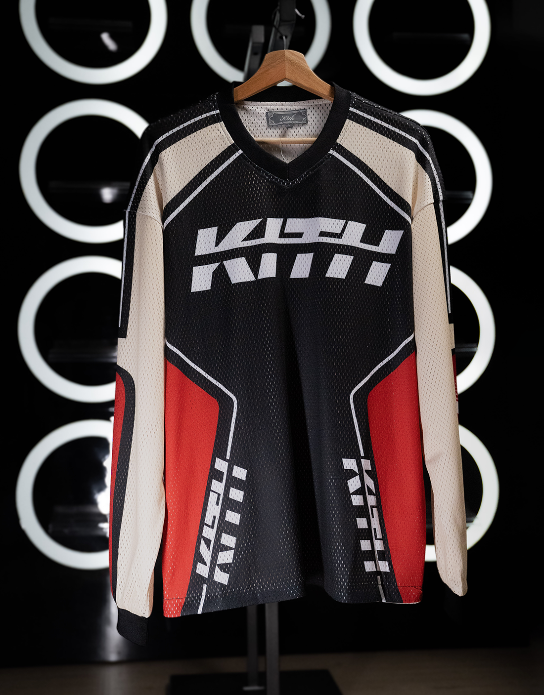 CAMISETA MANGA LARGA DE MALLA KITH MOTO DONOVAN