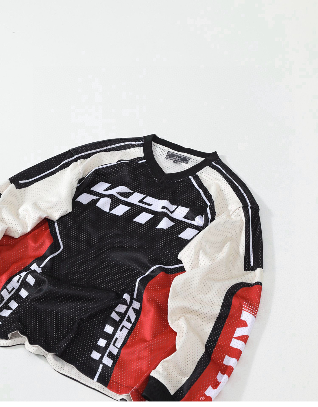 CAMISETA MANGA LARGA DE MALLA KITH MOTO DONOVAN