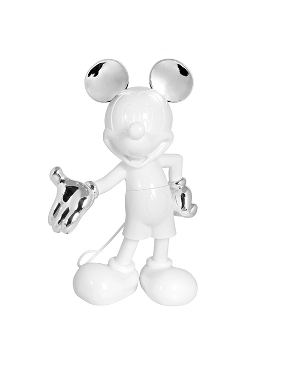 WELCOME MICKEY SILVER WHITE 32 CMS