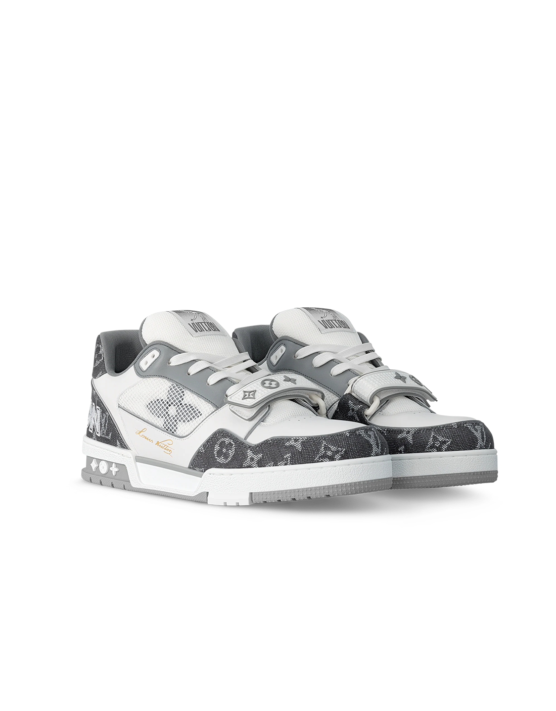 LV TRAINERS GREY MONOGRAM