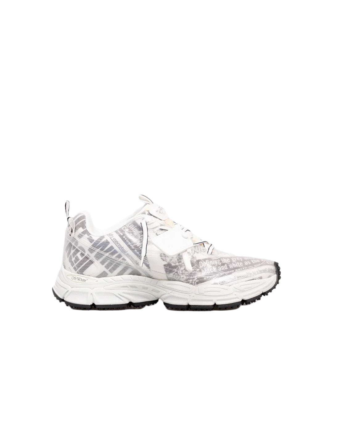 OFF WHITE BE RIGHT BACK "TRANSPARENT WORD"