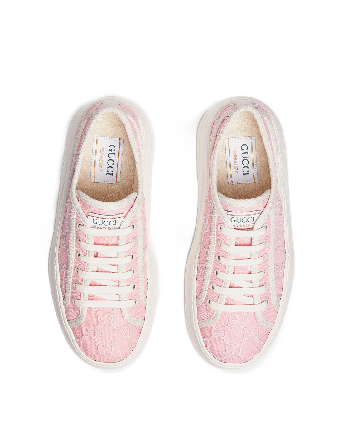 SNEAKERS GUCCI GG1977 ROSADOS