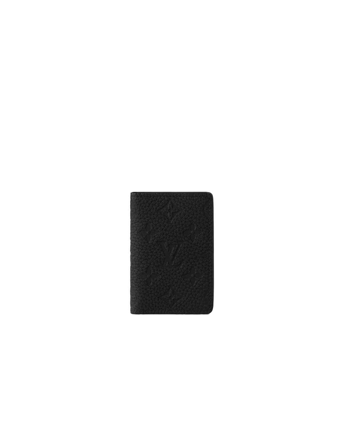 LV POCKET ORGANIZER MONOGRAM BLACK EMBOSSED