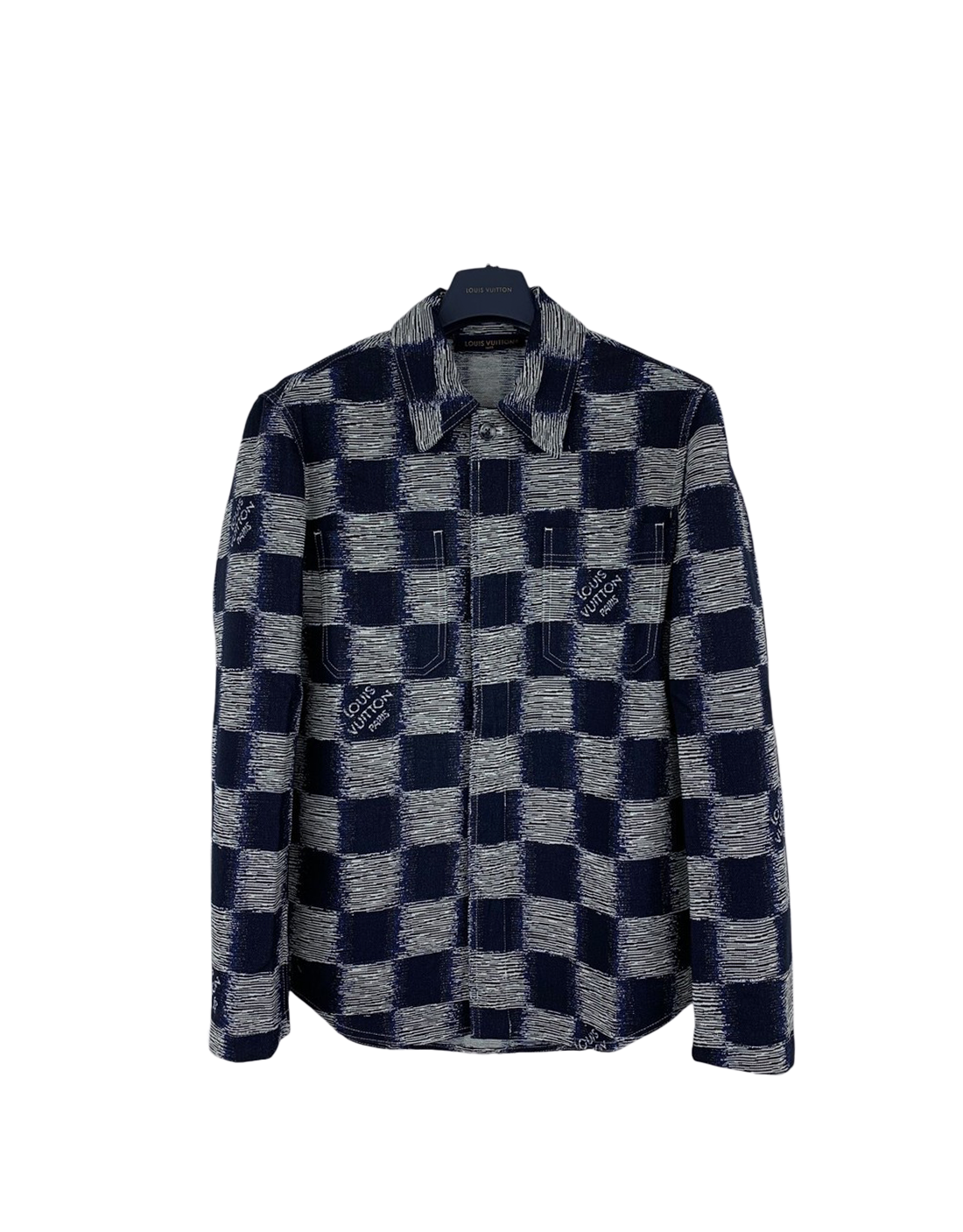 CAMISA LV DAMIER PATTERN CHECHERED