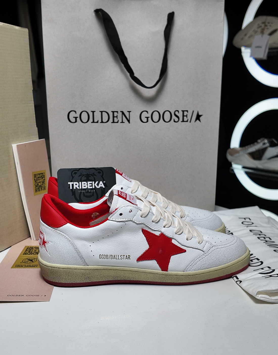 GOLDEN GOOSE BALLSTAR RED