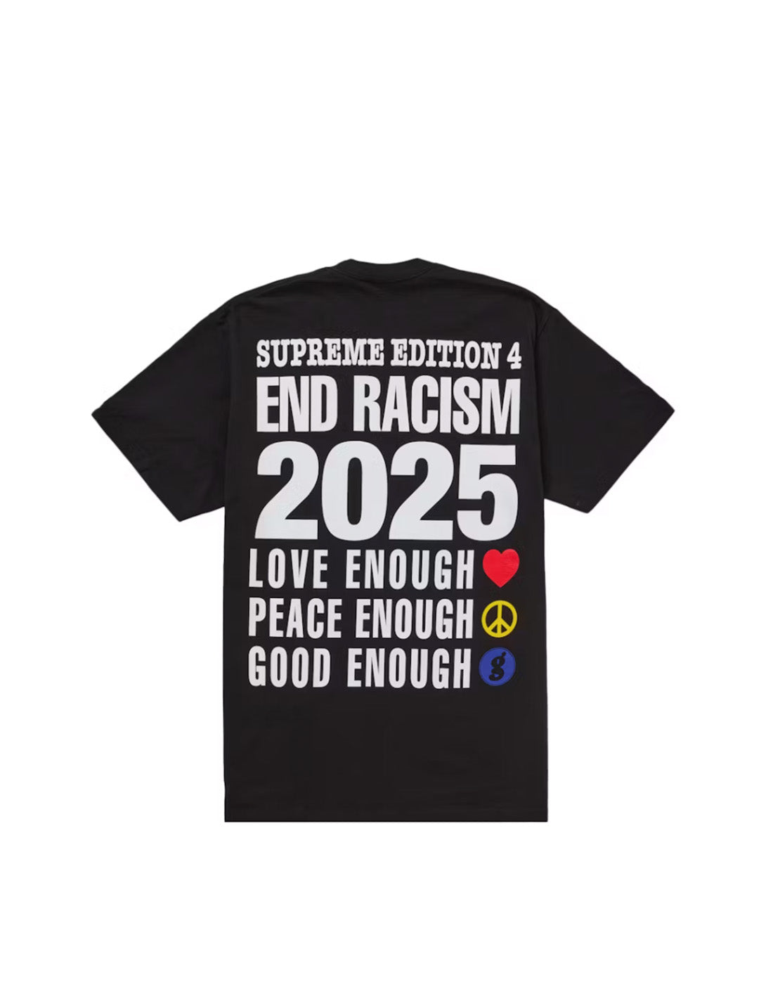 CAMISETA GOODENOUGH End Racism Black