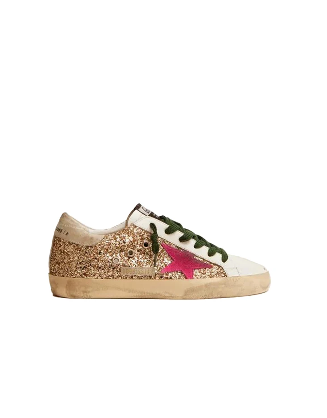 GOLDEN GOOSE SSTAR GOLD PINK STAR