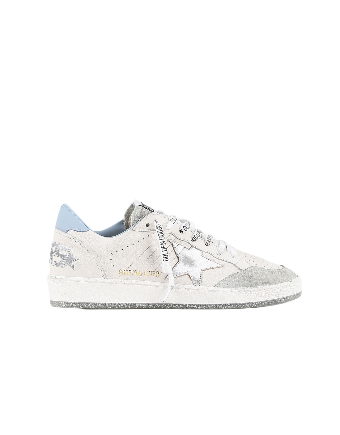 GOLDEN GOOSE BALLSTAR WHITE BLUE FOG