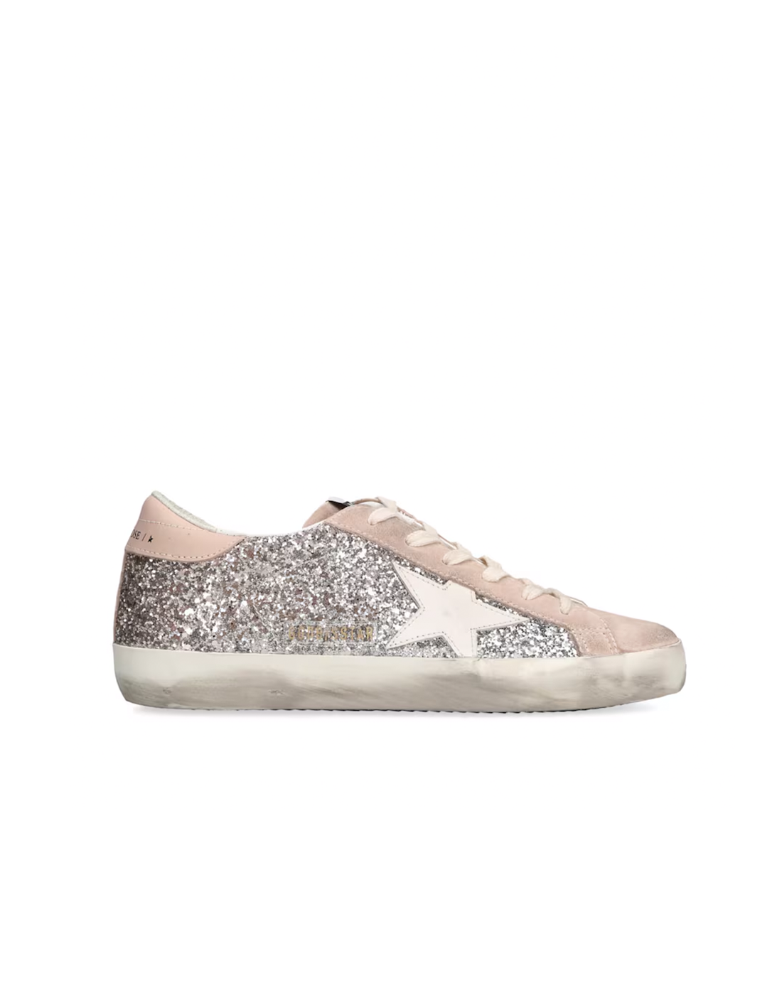 GOLDEN GOOSE SSTAR EMBELLISHED PINK