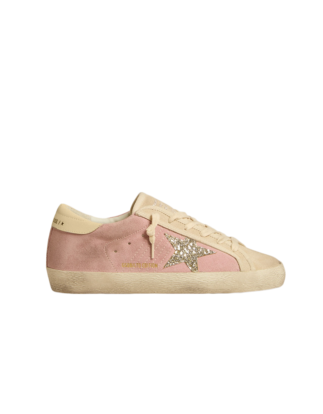 GOLDEN GOOSE SSTAR LTD PINK PEARL SUEDE