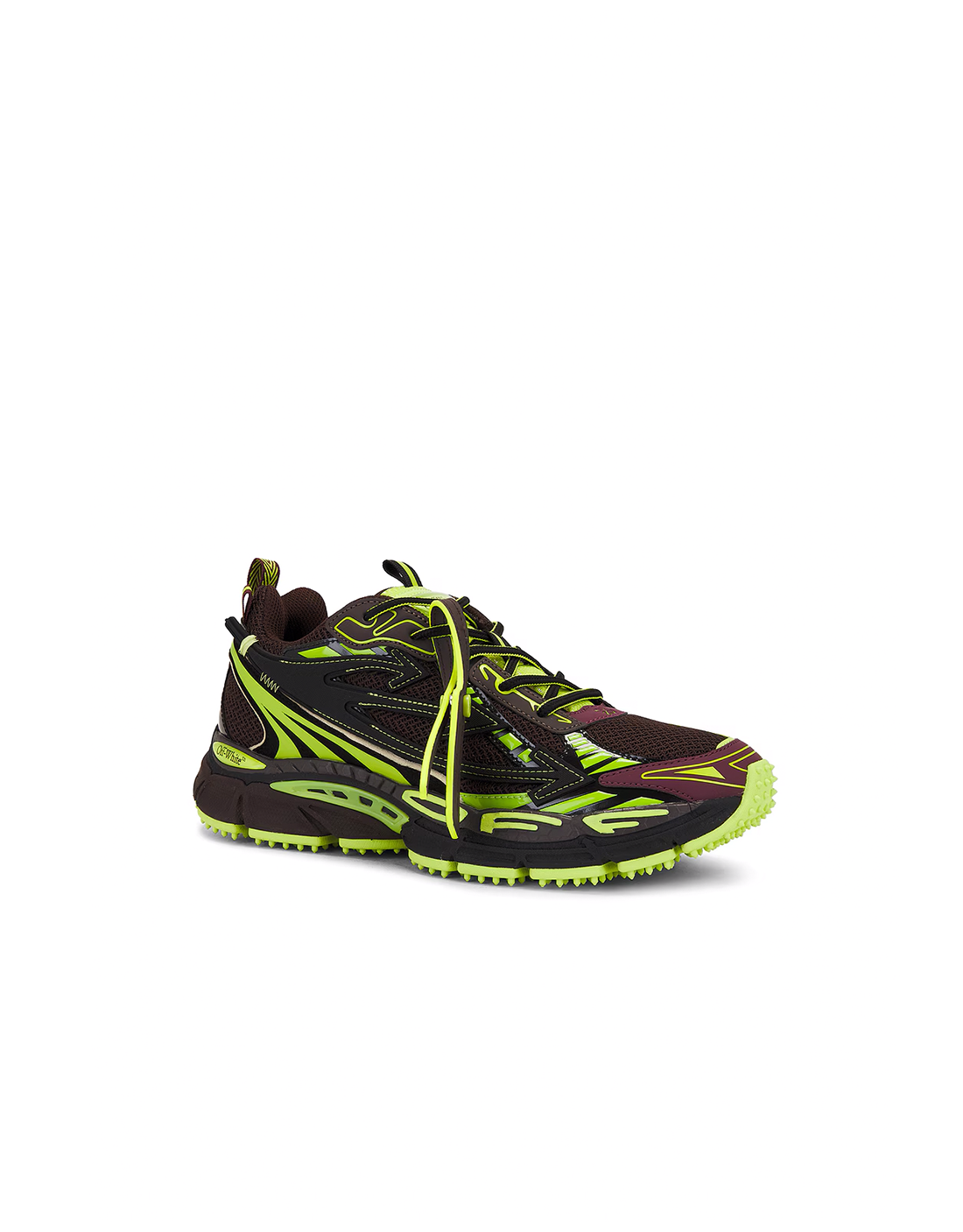 OFF WHITE "BE RIGHT BACK" BROWN/GREEN
