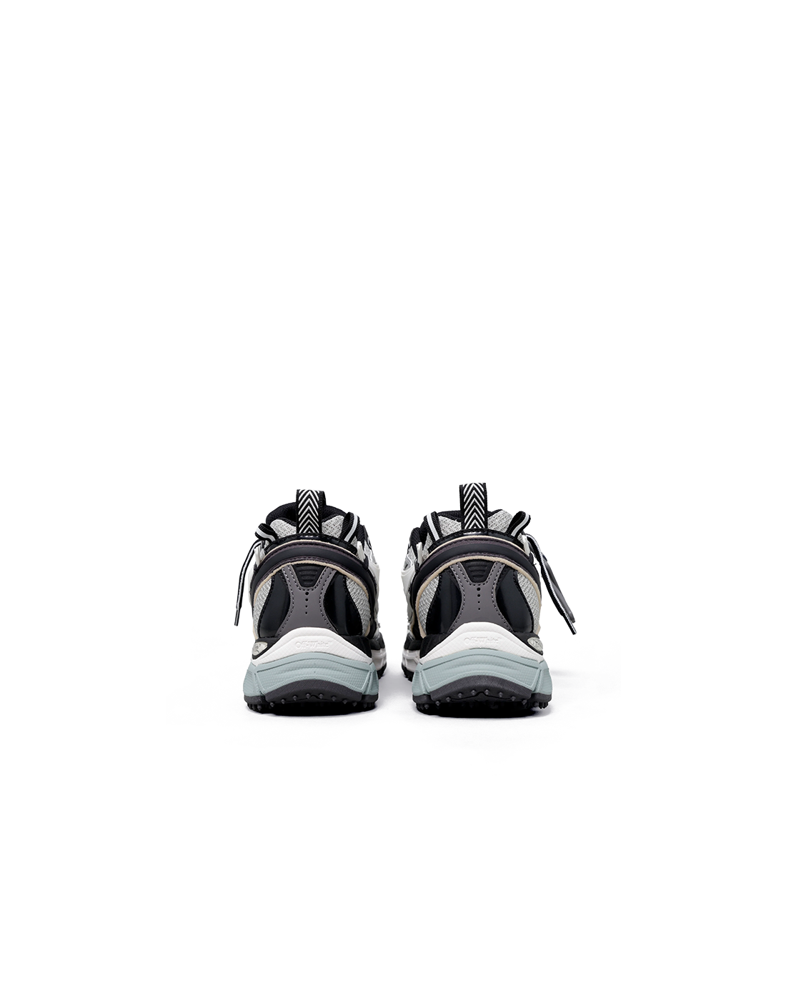 OFF WHITE "BE RIGHT BACK" BLACK SILVER