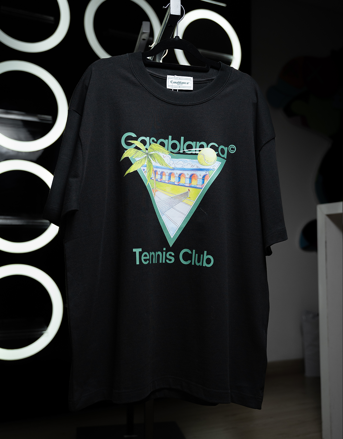 CAMISETA CASABLANCA NEGRO CLUB ICON