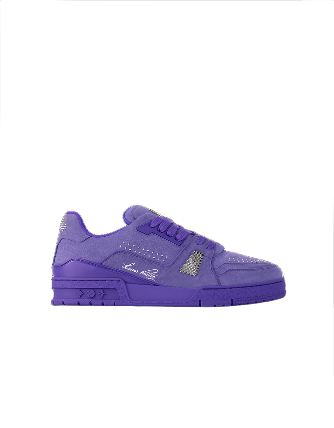 LV TRAINERS PURPLE SUEDE