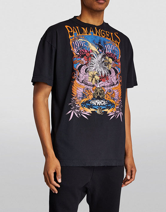 CAMISETA PALM ANGELS ANGELS CONCERT BLACK
