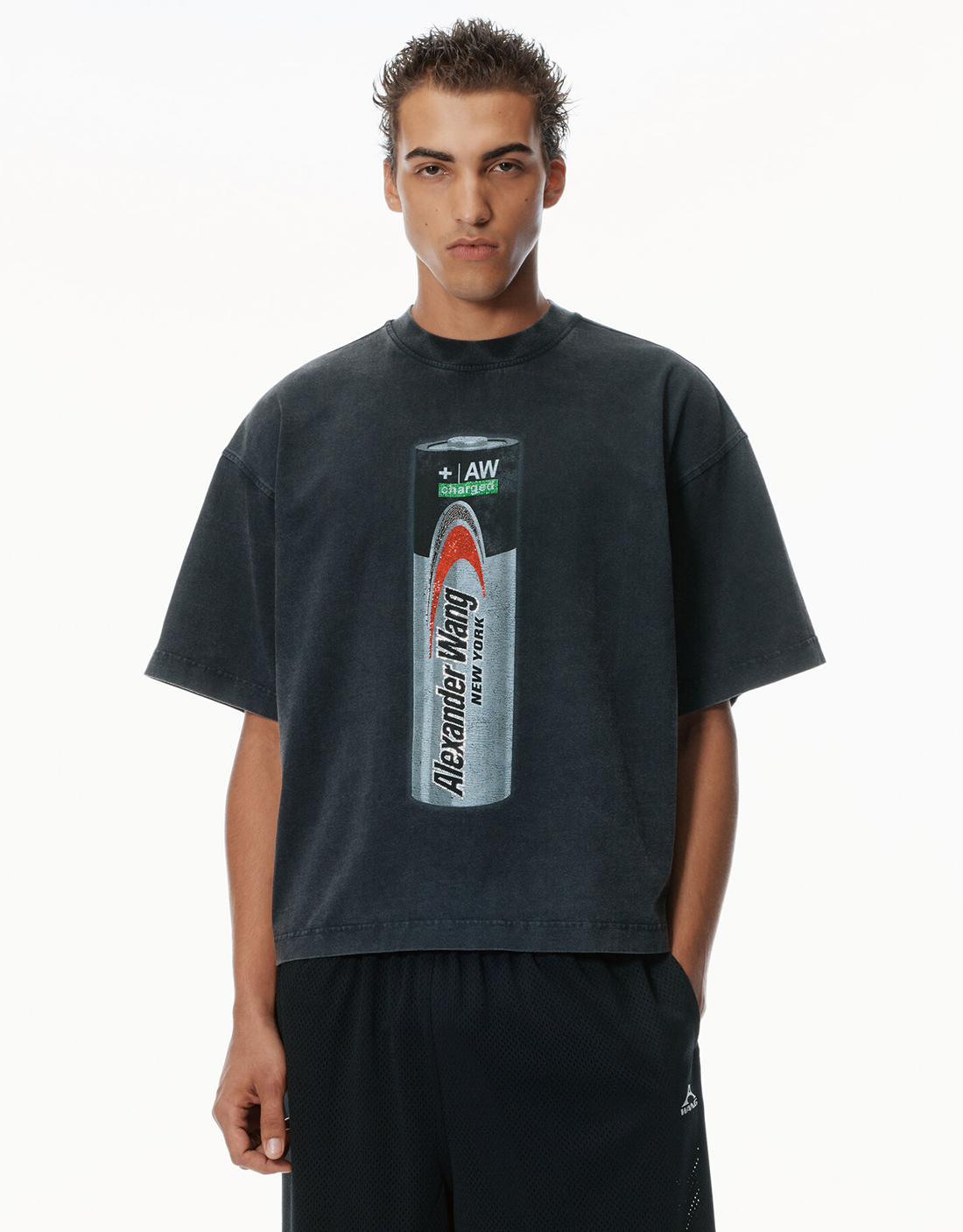 Camiseta Alexander Wang Unisex Battery print