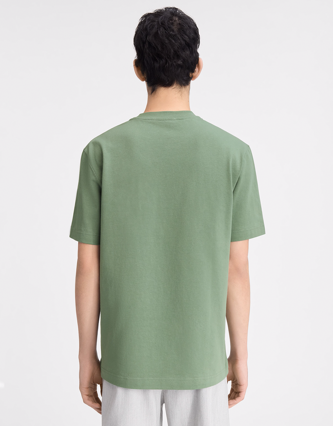 Camiseta Jacquemus logo patch verde