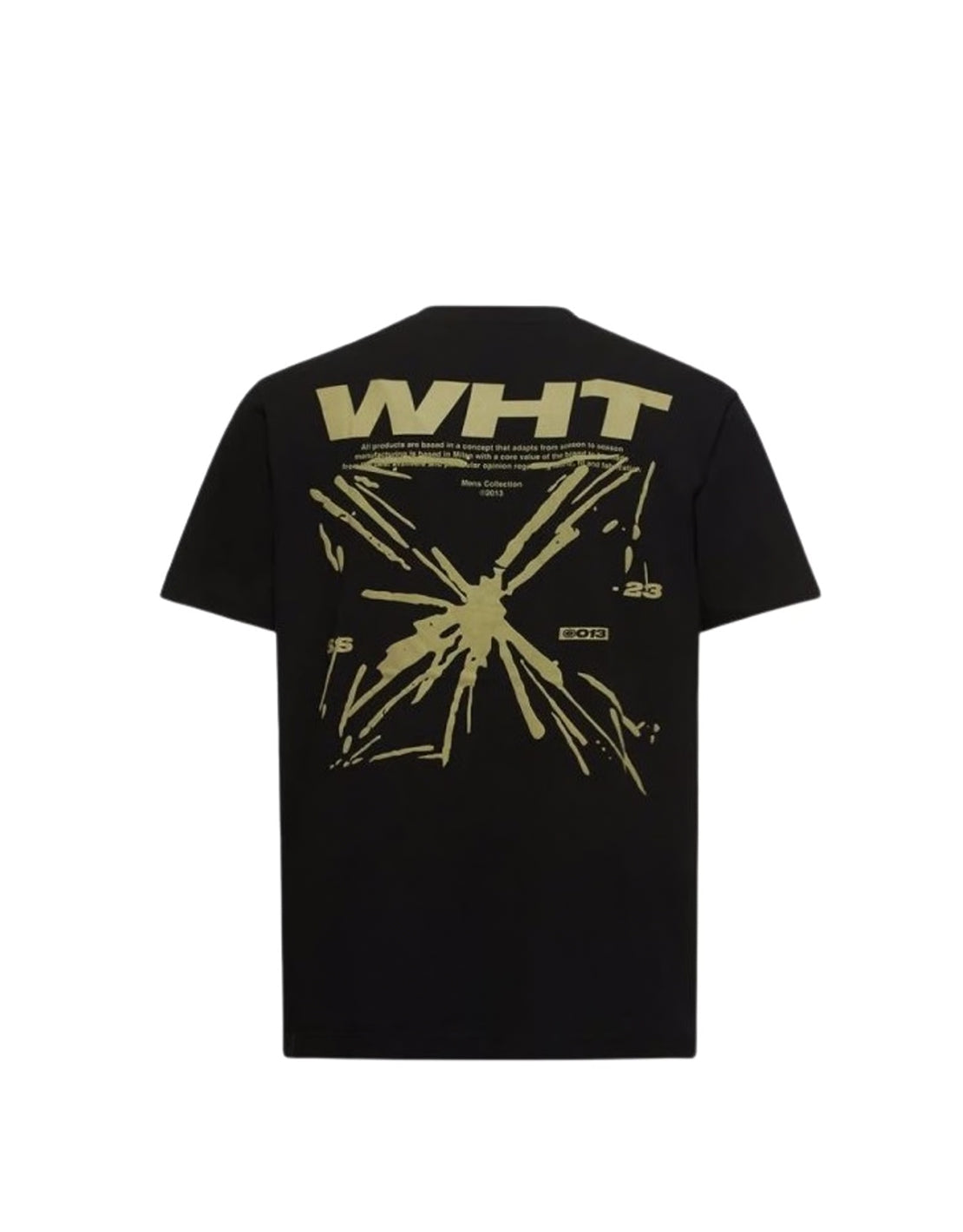 CAMISETA OFF WHITE MOTIF NEGRA