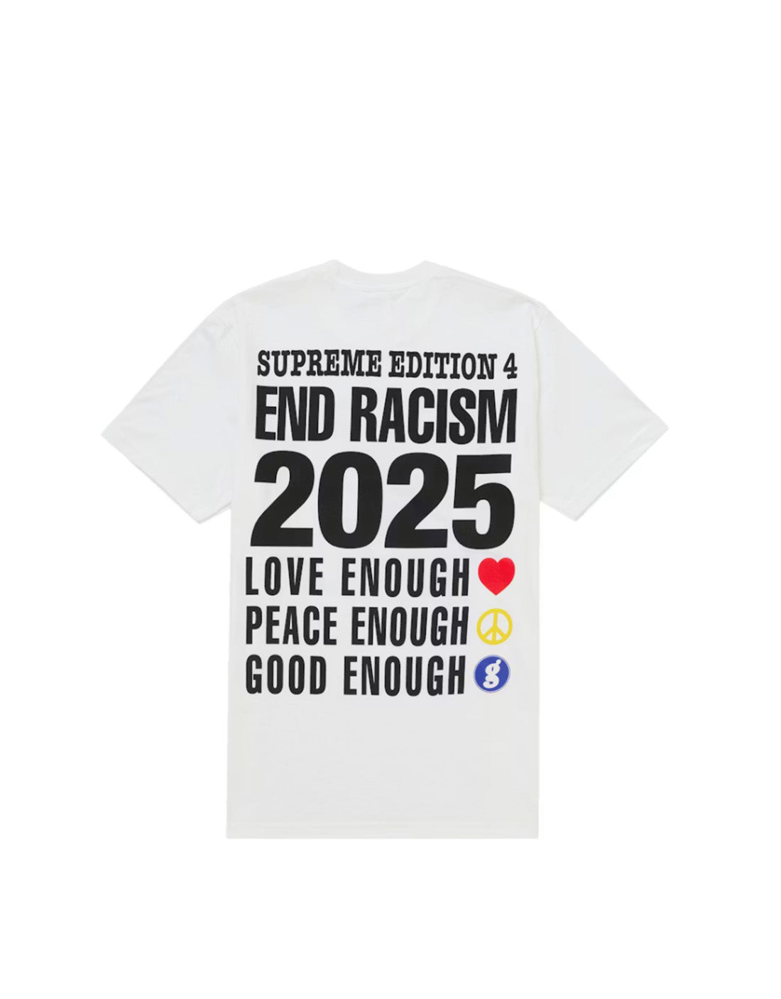 CAMISETA GOODENOUGH End Racism White