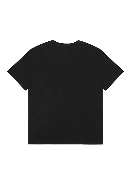 CAMISETA CORTEIZ BLACK LOGO RED