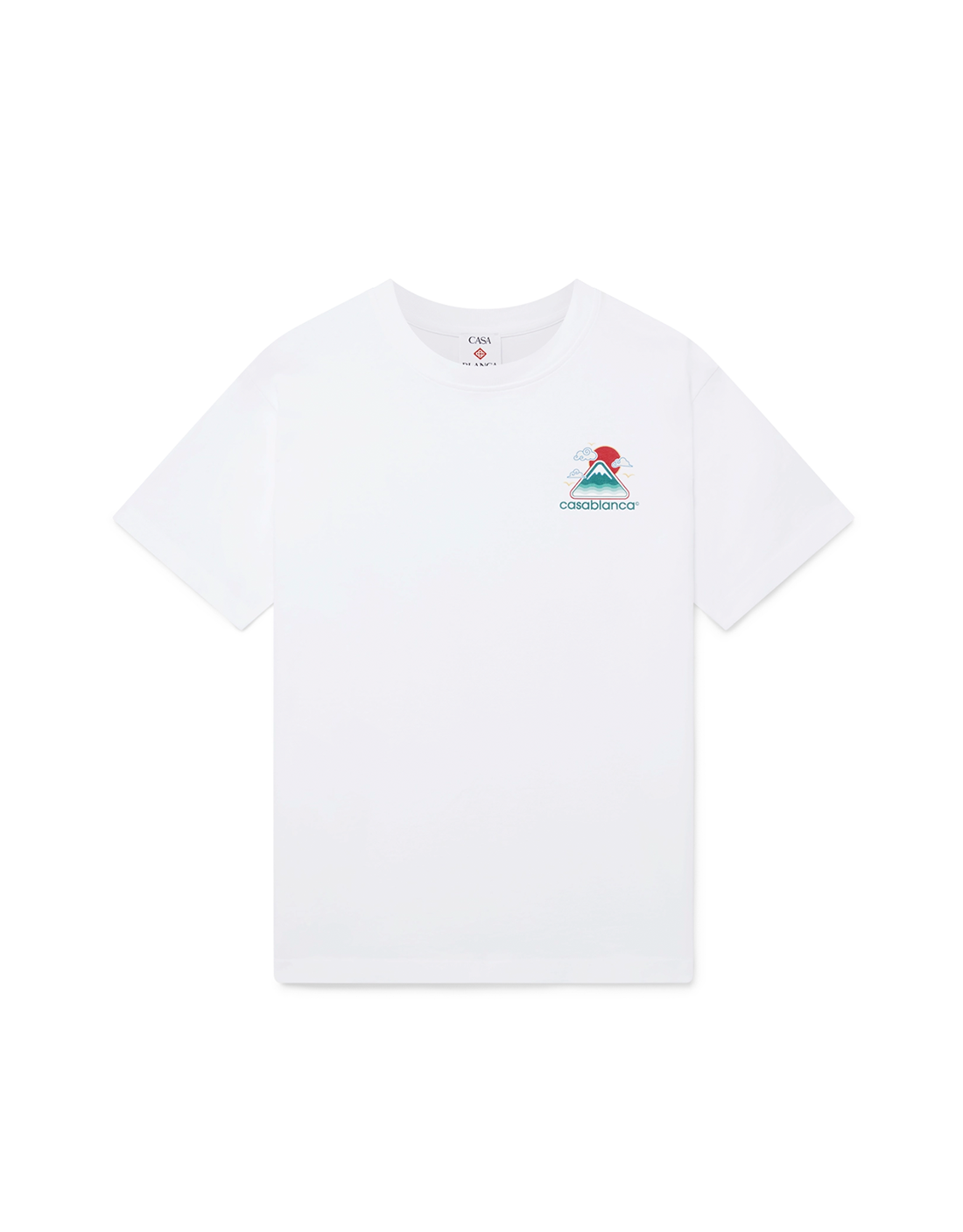 CAMISETA CASABLANCA BLANCA MONTAGNE ONDULE