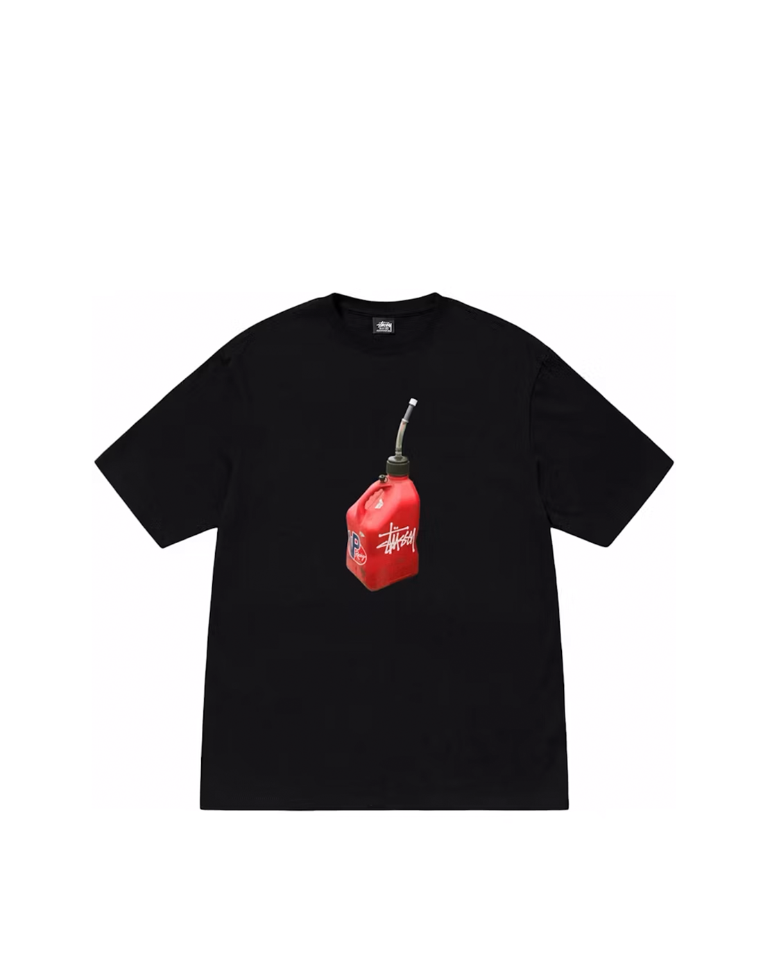 CAMISETA STUSSY "FUELED" NEGRO